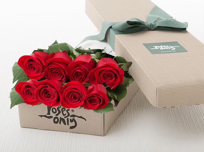 9 Red Roses Gift Box - Roses Only Hong Kong product image