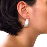 925 Sterling Silver Half Hoop Earrings