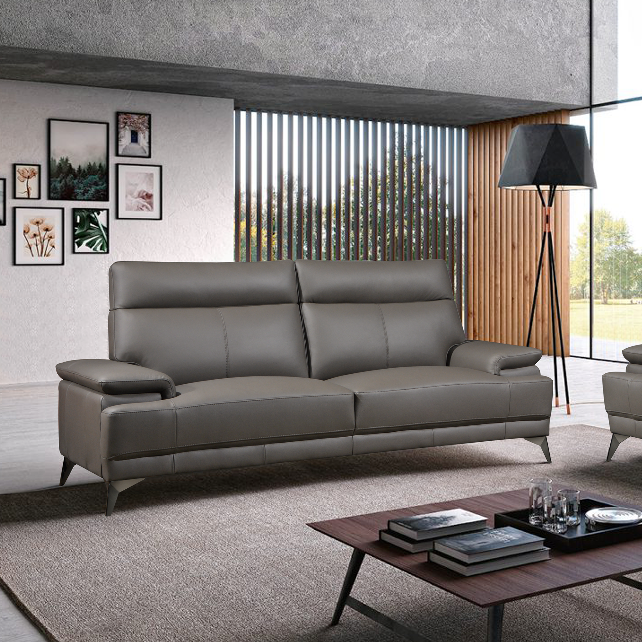 grey 2.5 seater sofa