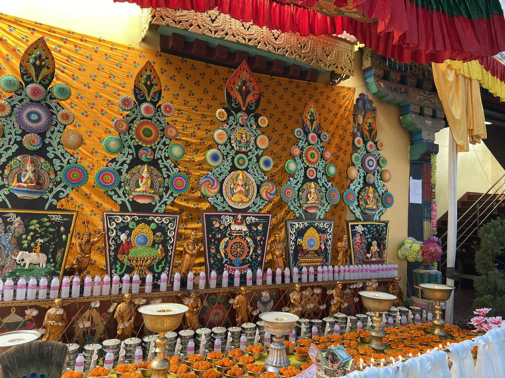 Grand ritual cakes (torma) at Great Prayer Festival