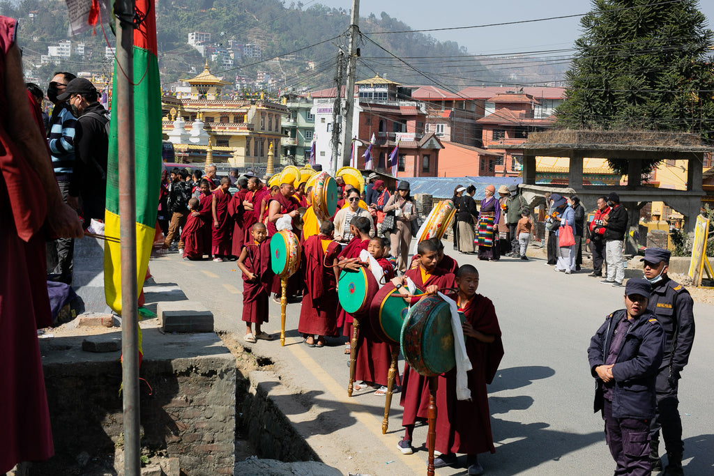 Traffic management during Buddha Maitreya Parade