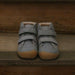 chaussures enfants en laine feutre bio couleur gris, barefoot shoes children, par Disana & Werner