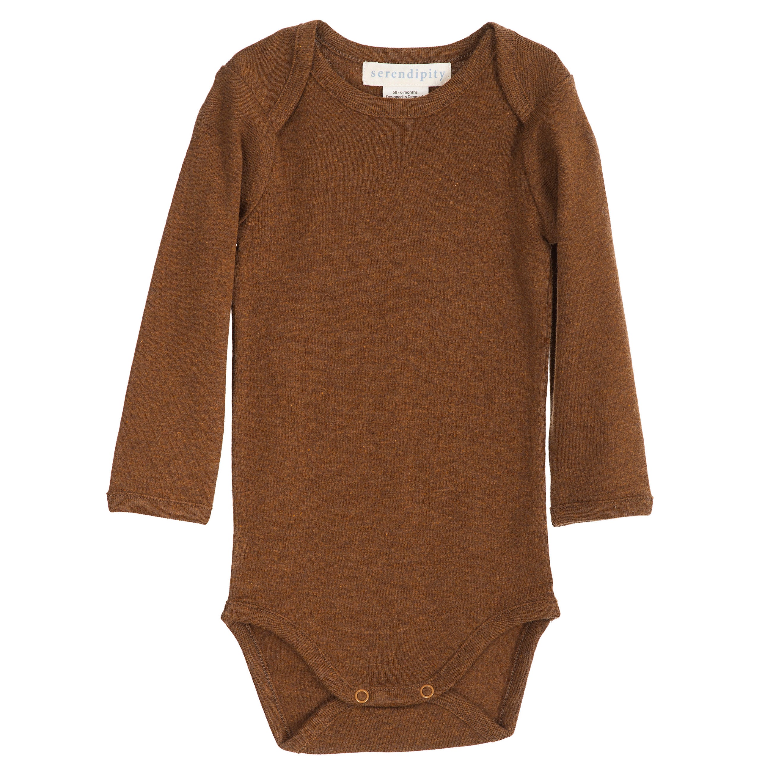 Organic Cotton Baby Body Caramel 0m 2y Arbre Bleu