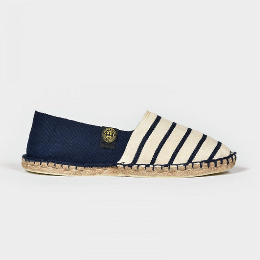 Espadrilles unies homme bleu jean - Made in France – Les Bonhommes