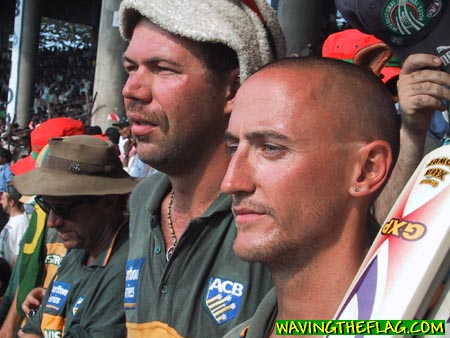 Australian Cricket Tours - The Disappointment Losing The 3rd Test In Chennai And Border Gavaskar Trophy, Shows On The Faces Of Bomber (left), Nifty (middle), and Myself Luke 'Sparrow' Gillian