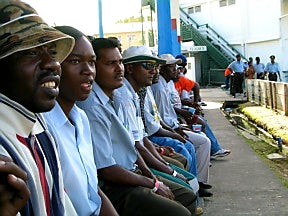 Australian Cricket Tours - Concentrative West Indian Cricket Supporters At Bourda Oval Georgetown, Guyana, In 2003