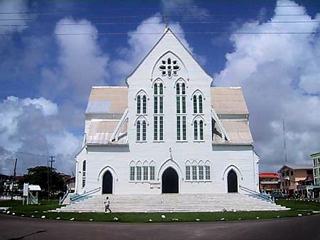 Australian Cricket Tours - St George's Cathedral, The World's Largest Wooden Cathedral, On North Avenue, Close To Bourda Oval Georgetown, Guyana,