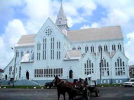 Australian Cricket Tours - St George's Cathedral, The World's Largest Wooden Cathedral, On North Avenue, Close To Bourda Oval Georgetown, Guyana, In 2003