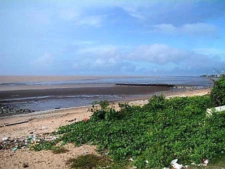 Australian Cricket Tours - The Mud Flat Coastline Of Georgetown, Near Bourda Oval, Guyana