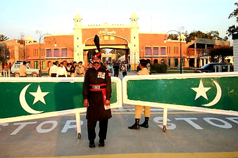 Australian Cricket Tours - Pakistan Ranger At The Entrance Gate To The Pakistan India Boder, Wagah, Lahore, Pakistan