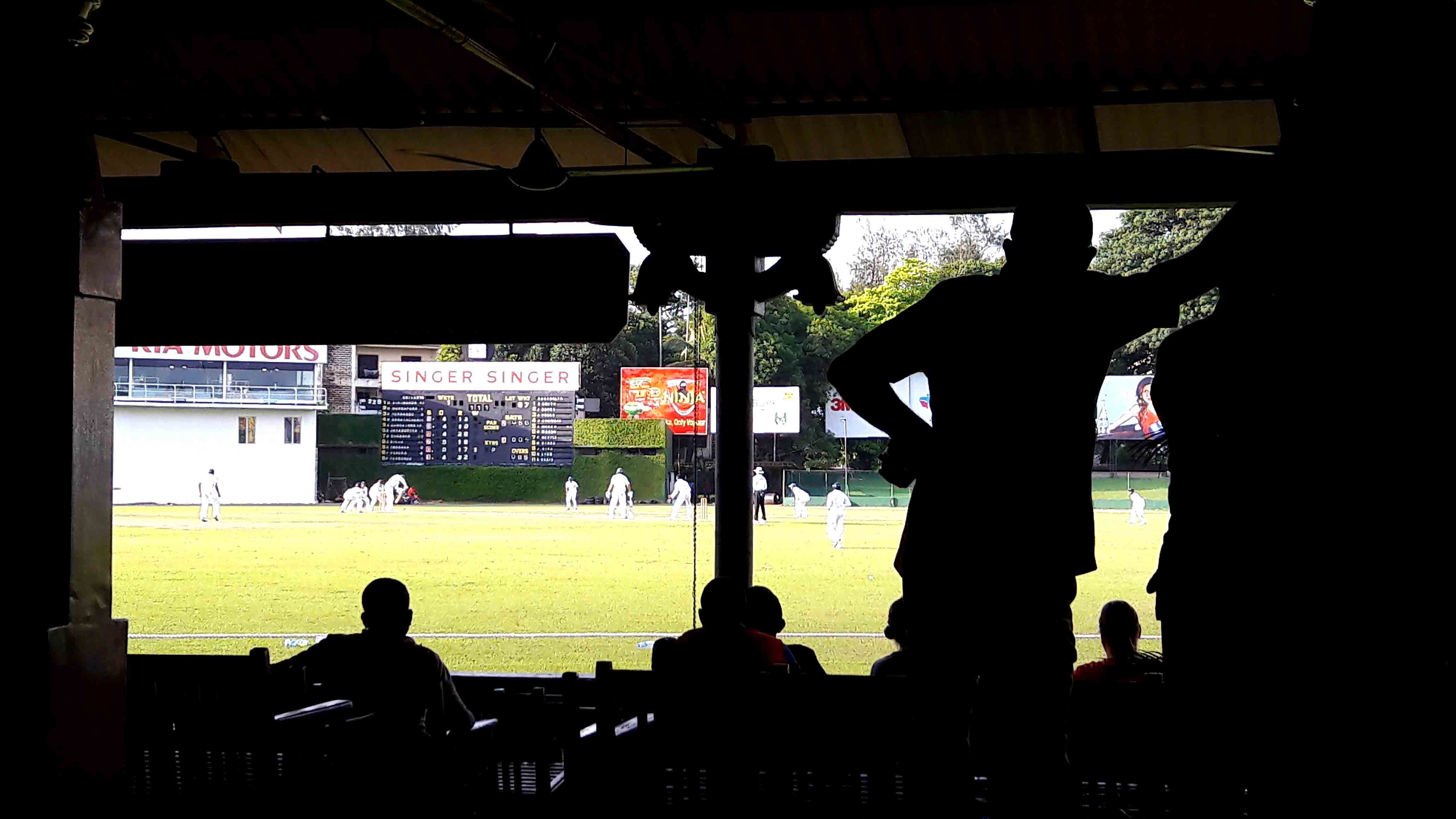 Australian Cricket Tours - The View Of The Game From The Colonial Terraces Of P Saravanamuttu Oval, Colombo, Sri Lanka