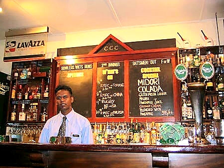 Australian Cricket Tours - The Bar At Cricket Club Cafe | Colombo | Sri Lanka