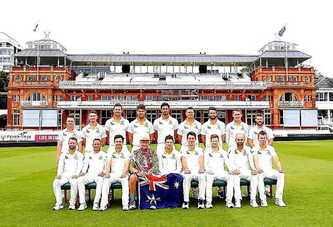 Australian Cricket Tours - Luke Gillian Included In The Australia Team Photograph In Front Of The Pavilion, Whilst Celebrating 200 Australian Test Matches At Lord's Cricket Ground During The Ashes Test Cricket Series 2019 | London