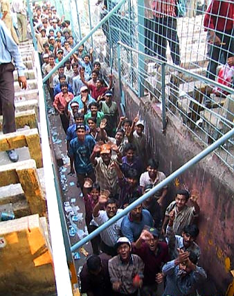 Australian Cricket Tours - The Narrow Entrance Into 'H Block' Of Eden Gardens Stadium, Calcutta (Kolkata) As Experienced During The 2nd Test Match Between Australia & India in 2001