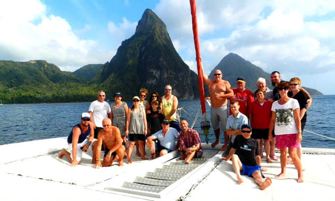 A Catamaran Trip Along St Lucia's West Coast To The Postcard Pitons Is A Must | Australian Cricket Tours
