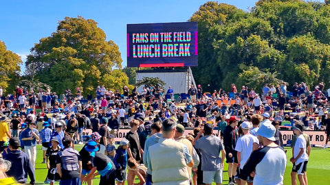 Australian Cricket Tours Fans On The Field During The Australia Vs New Zealand 2nd Test Match | Hagley Oval | Christchurch | New Zealand | Australian Cricket Tours