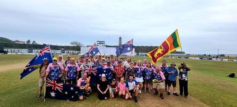 Australian Cricket Tourists On The Pitch Of Galle International Cricket Stadium After The Australian Cricket Tour To Sri Lanka 2022 | Galle | Sri Lanka | Australian Cricket Tours