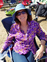 Australian Cricket Tour - A Smiling Spectator Of Ours, Wearing A Bent Banani Floral Shirt, At The Cricket In South Africa