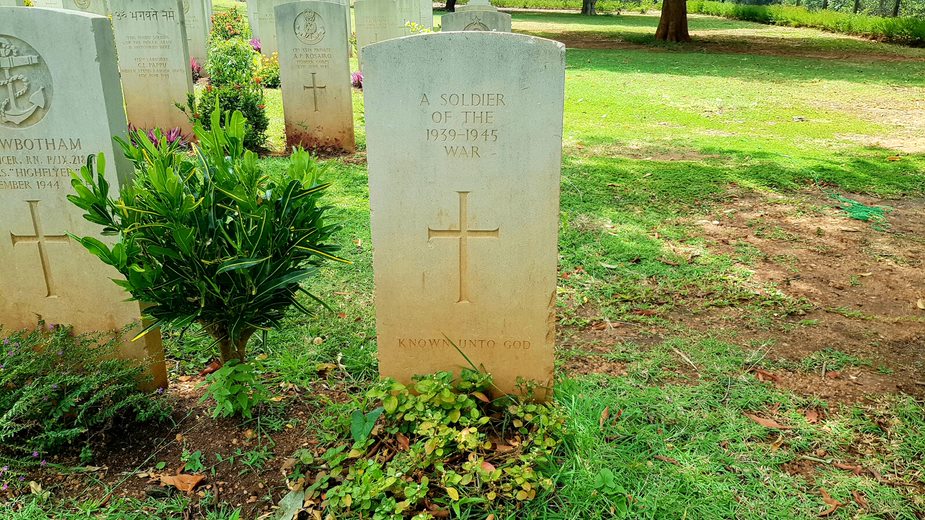 Grave Of Unknown Soldier | Known Unto God | Commonwealth War Graves | Trincomalee | Sri Lanka | Australian Cricket Tours