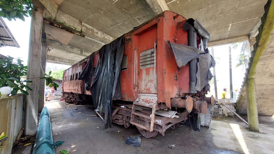 Carriage Of The Train Destroyed By The 2004 Tsunami At The Community Tsunami Museum | Hikkaduwa | Sri Lanka | Australian Cricket Tours