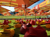 Australian Cricket Tours - The Bean Bag Area At Sahara Stadium, Kingsmead, Durban, South Africa