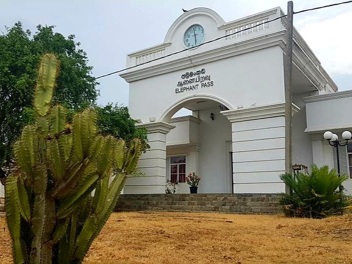 Elephant Pass Railway Station After It Was Rebuilt And Reopened March 4, 2014 | Sri Lanka | Australian Cricket Tours