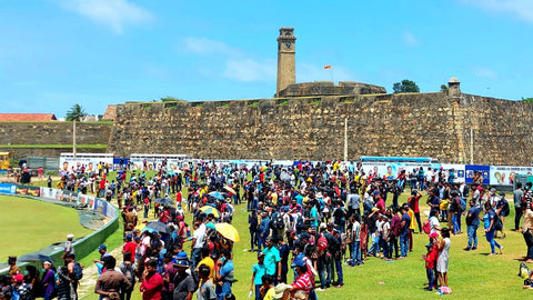 Embankment Of Galle International Cricket Stadium With Dutch Fort Backdrop | Galle | Sri Lanka | Australian Cricket Tours