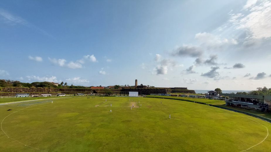 Looking Across Galle International Cricket Stadium From Atop The Mahinda Rajapaksa Pavilion To The 16th Century Dutch Fort | Galle | Sri Lanka | Australian Cricket Tours