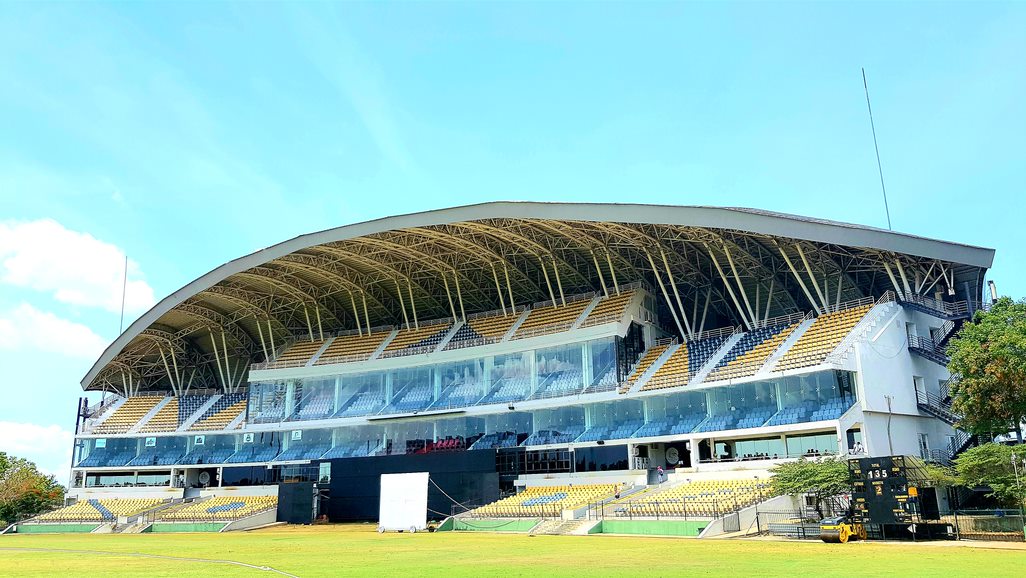 The Giant Stand Of Mahinda Rajapaksa International Cricket Stadium | Sooriyaweva | Hambantota | Sri Lanka | Australian Cricket Tours