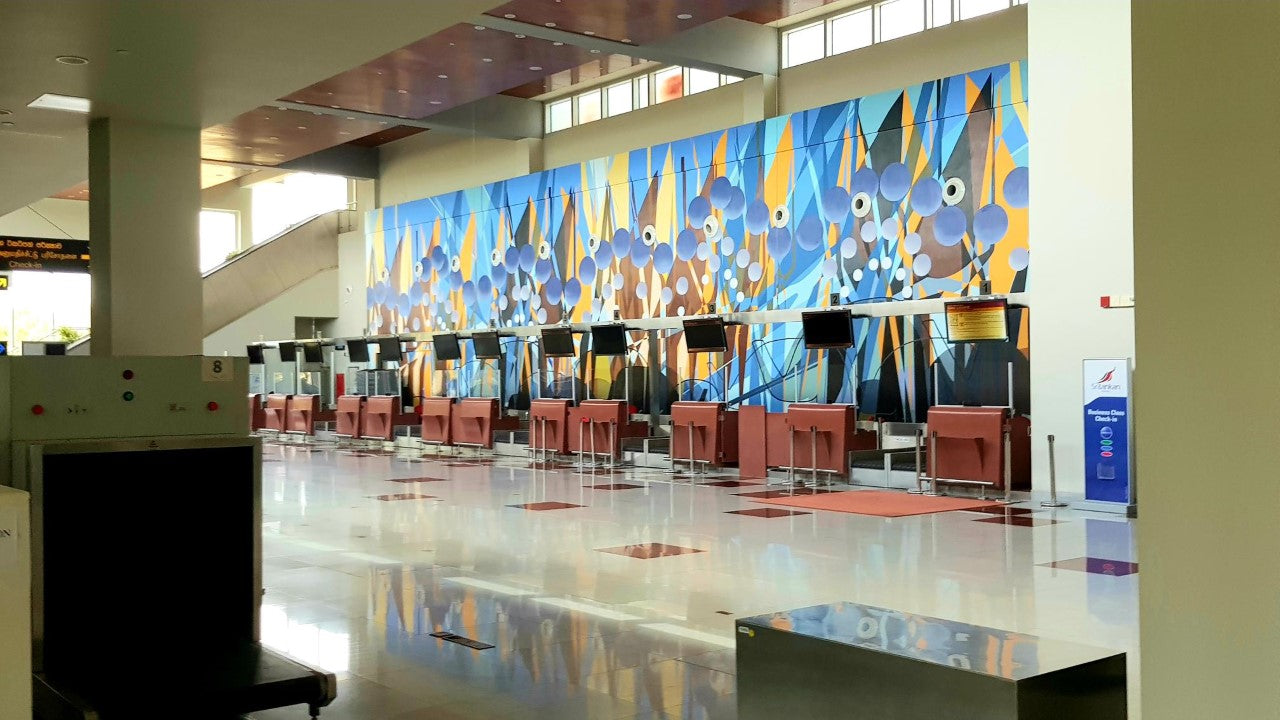 The Empty Check-In Hall Of Mattala Rajapaksa International Airport | Hambantota | Sri Lanka | Australian Cricket Tours