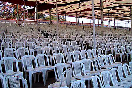 Australian Cricket Tours - The Empty Terrace Of Vidharbha Cricket Association Stadium | Nagpur | India 