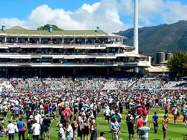 Spectators On The Field At Newlands Cricket Stadium | Cape Town | Western Cape | Australian Cricket Tours