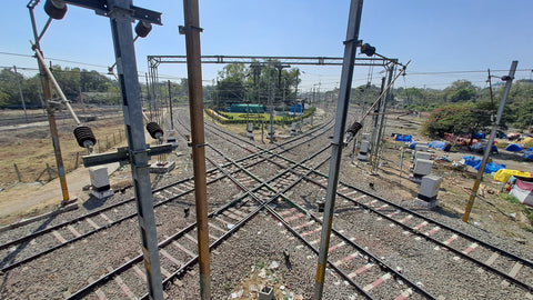 Nagpur Diamond Crossing Seen From Nagpur Cabin Signal Box | Nagpur | India | Australian Cricket Tours
