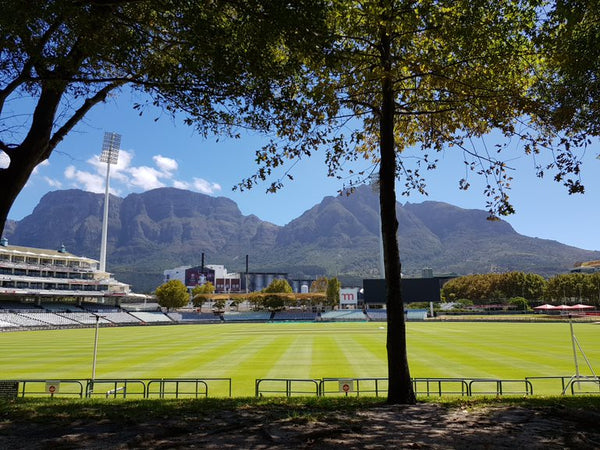 The View Of Table Mountain Across Newlands Cricket Ground From The Oaks Embankment | Cape Town | Western Cape | South Africa | Australian Cricket Tours