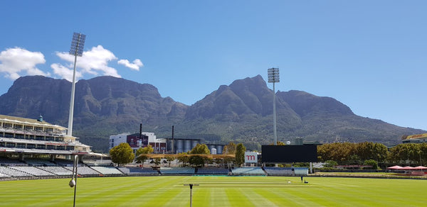 The View Of Table Mountain From The Oaks Embankment At Newlands Cricket Stadium | Cape Town | Western Cape | South Africa | Australian Cricket Tours