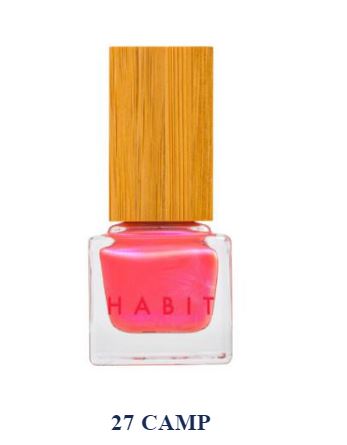 Nail Polish -Camp - Coral pink Shimmer Non Toxic