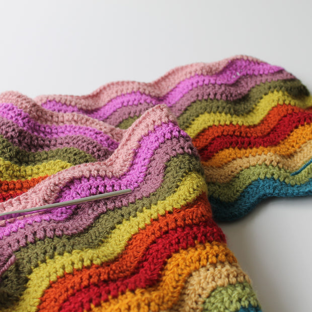 Beginners Crochet - Zig Zag Blanket – Tea & Crafting