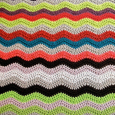 Beginners Crochet - Zig Zag Blanket – Tea & Crafting