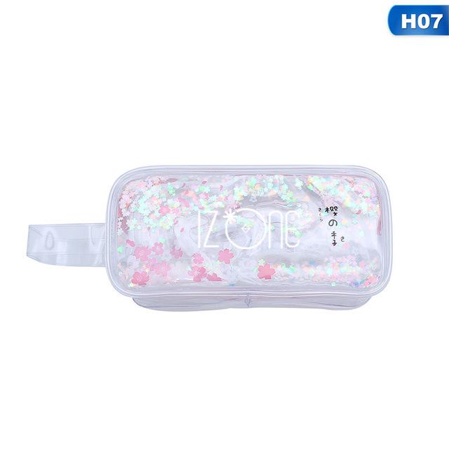 sparkly pencil case