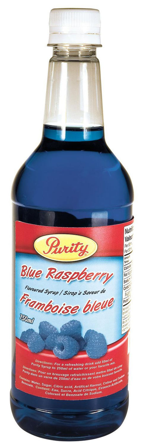 Purity Blue Raspberry Syrup - 710ml - NEW PRODUCT!