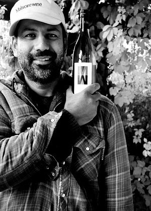 Shiraz Mottiar, Winemaker, with Melon