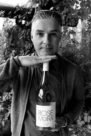 Stephen Gash, General Manager, with magnum of Rosé Moira