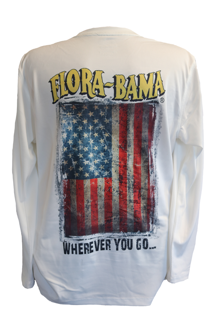 Flora Bama Tie Dye Merica' Flag Tee Shirt – Flora-Bama Store