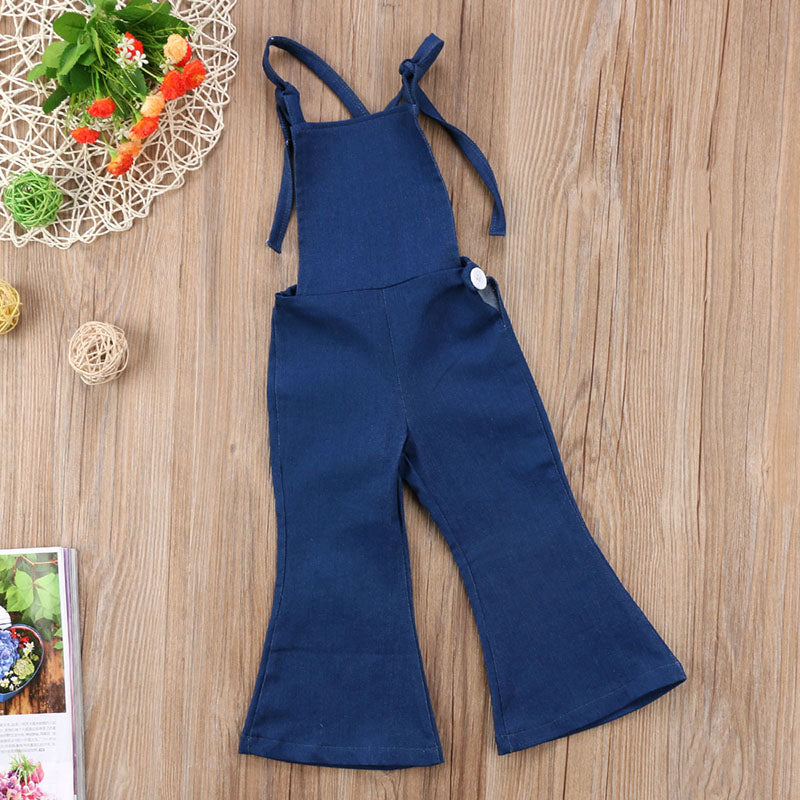 baby bell bottom overalls