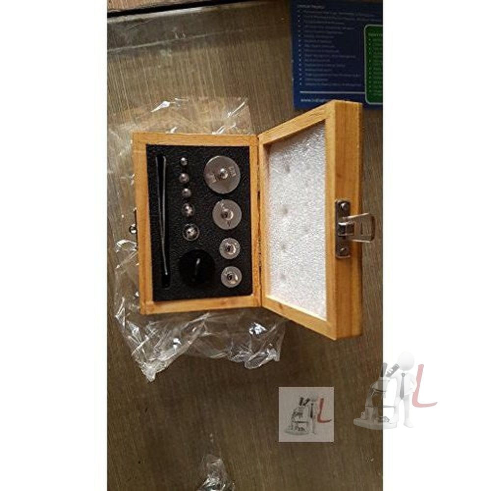Analytical Weight Set Nickel Plated Brass 1mg-100gm In Wooden Box 