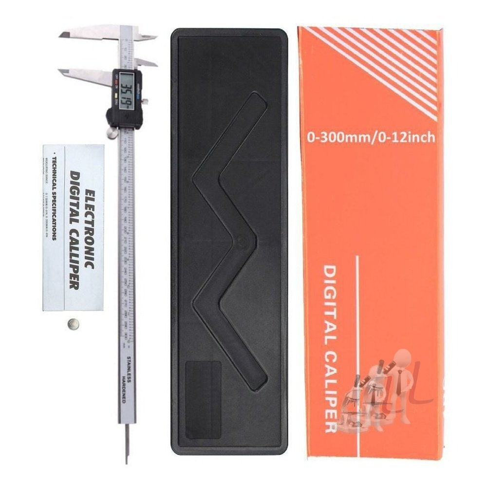 Digital Vernier Caliper, Steel Mantel 12 Inches / 300mm