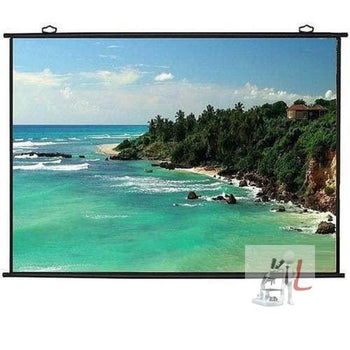 Projector Screen map Type  6ft X 4FT 3D 4D Fabric (White)