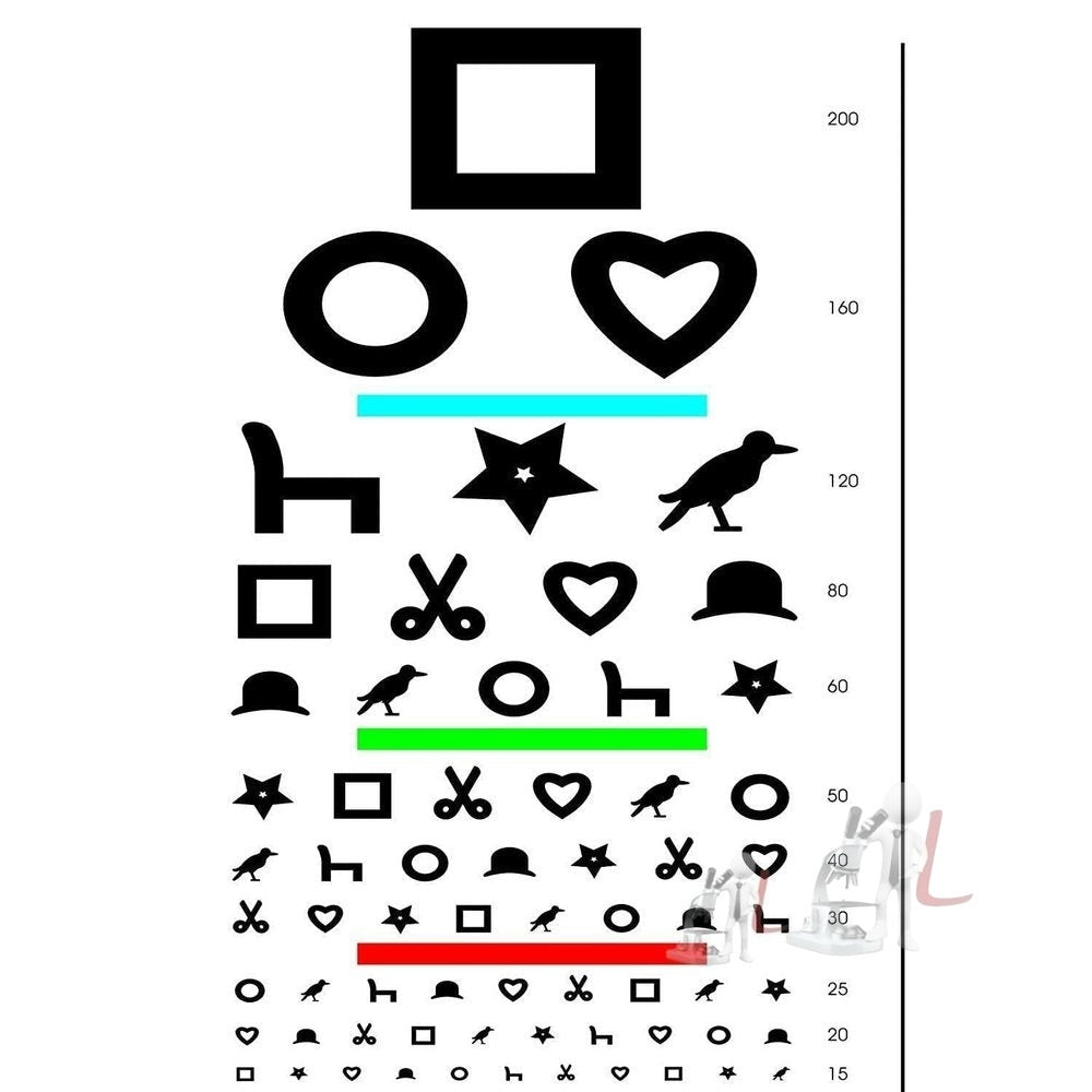 Eye Test Chart Online Snellen Eye Vision Testing Chart for ...