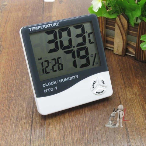 Large Screen Digital Thermometer Hygrometer ℃/℉ Indoor Humidity Gauge  Monitor