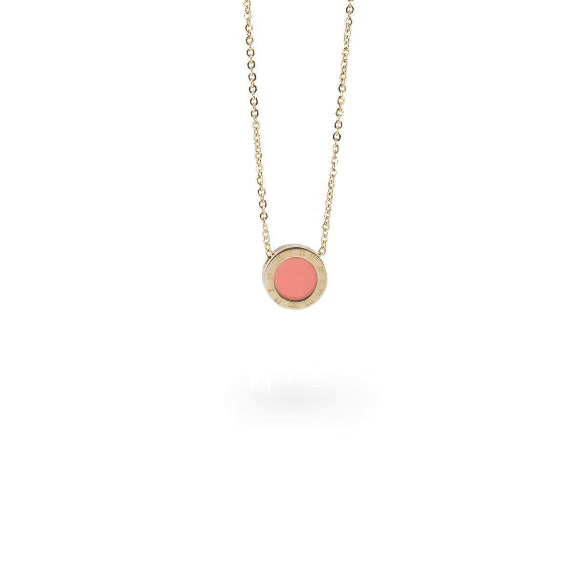 coral pendant necklace